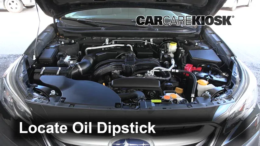 2020 Subaru Outback Limited 2.5L 4 Cyl. Aceite Controlar nivel de aceite